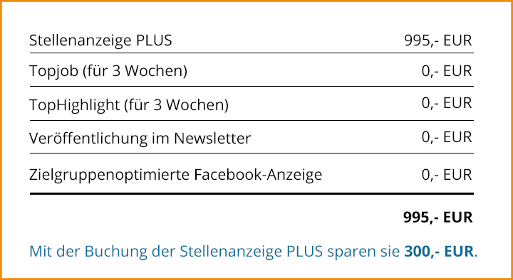 Kostenvergleich Tabelle 1